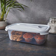 Load image into Gallery viewer, Wham Cuisine 4.5L Rect Food Box &amp; Lid Clear/Ice White - 12376
