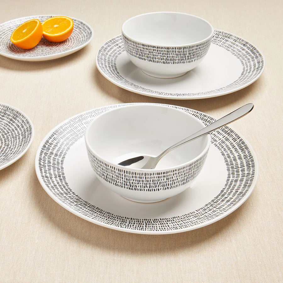 Sabichi 12pc Mali Wax Resist Dinner set - 202338