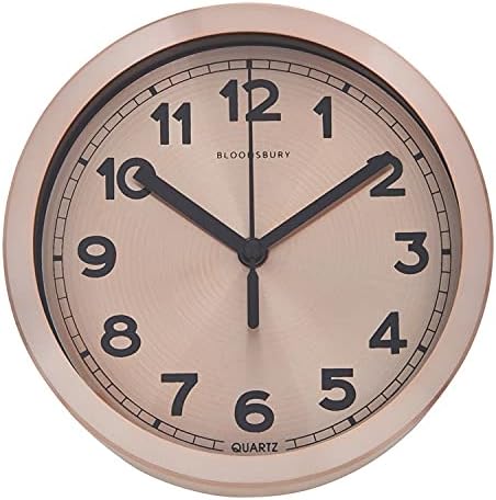 PREMIER 15CM DIA ELKO ALUMINIUM WALL CLOCK
