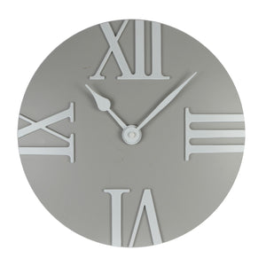 Hometime Wall Clock - Domed Roman Quarter Dial