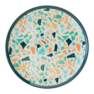 Premier MIMO  MELAMINE TERRAZZO SIDE PLATE W/DEC - 1206348