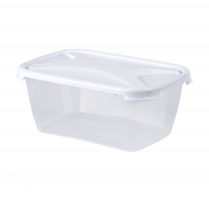 Wham Cuisine 1.2L Rect Food Box & Lid Clear/Ice White - 12371