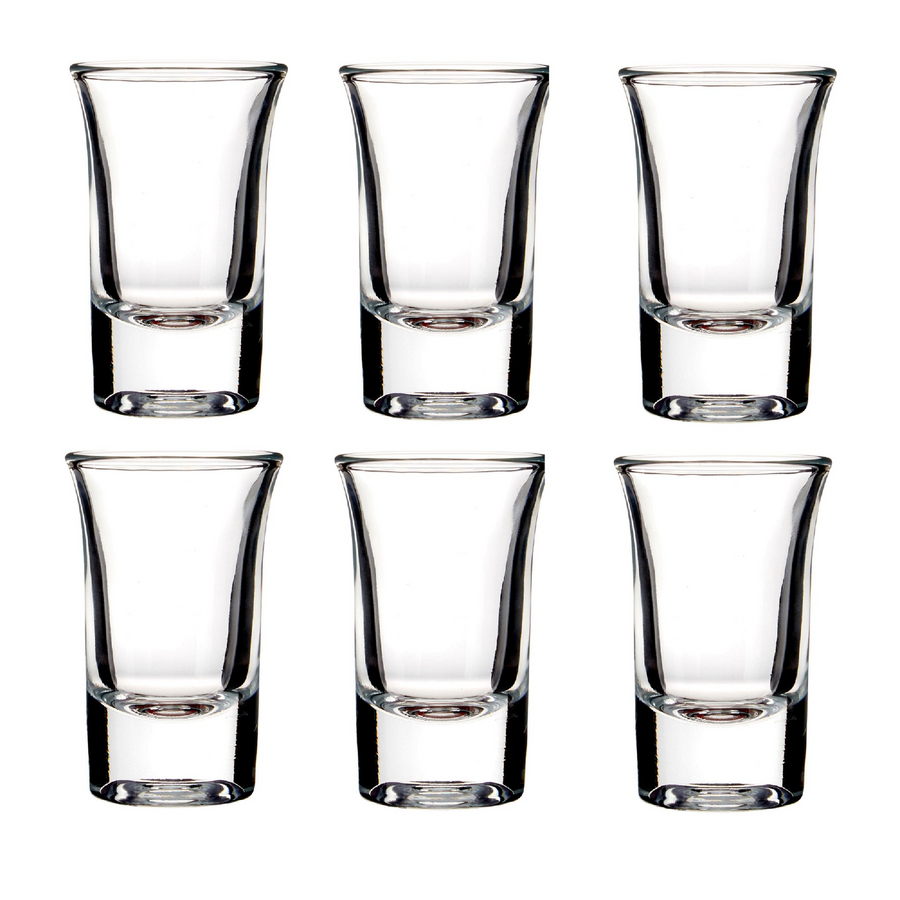 PREMIER SET OF 6 35ML CLEAR SHOT GLASSES - 1405269