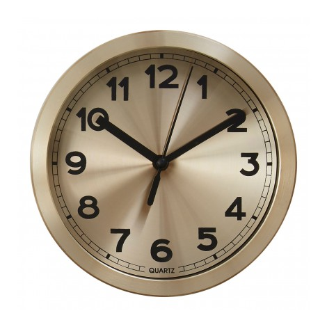 PREMIER 15CM DIA ELKO ALUMINIUM WALL CLOCK