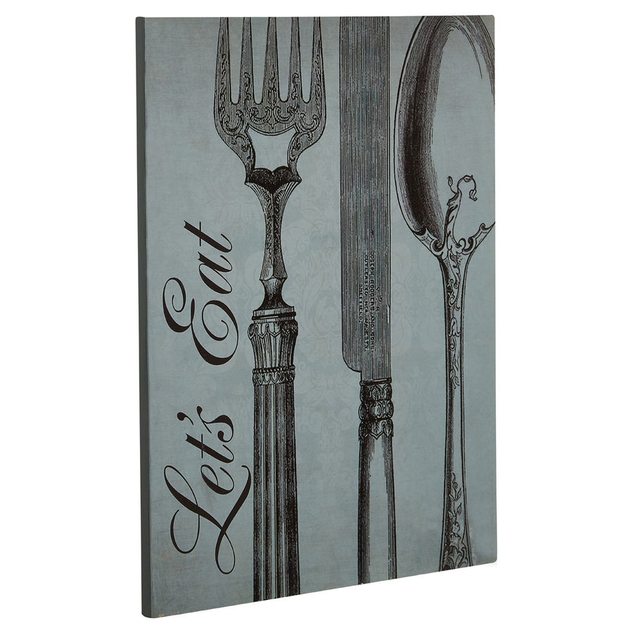 PREMIER LETS EAT WALL PLAQUE 20 X 25CM - 2800768