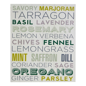 PREMIER HERBS WALL PLAQUE 25 X 30CM - 2800815