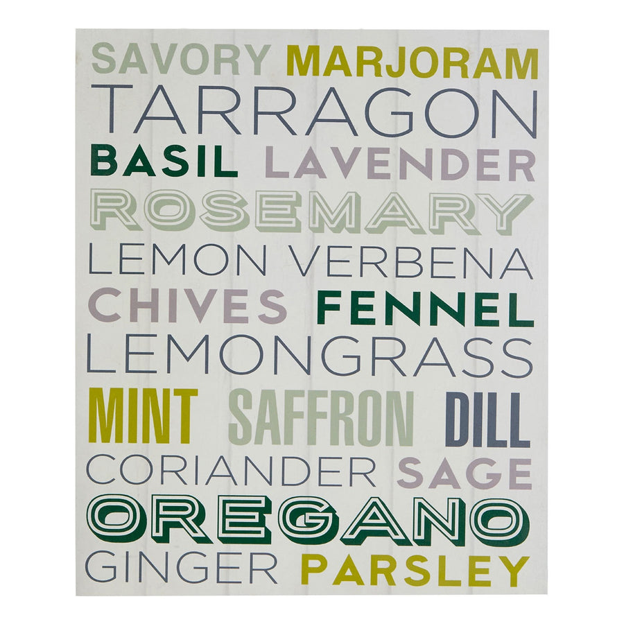 PREMIER HERBS WALL PLAQUE 25 X 30CM - 2800815