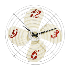 PREMIER 38CM DIA RETRO FAN WALL CLOCK - Homely Nigeria - 1