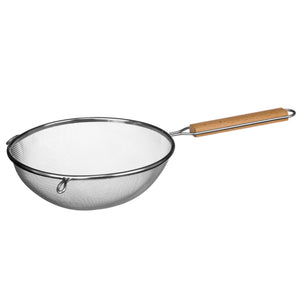 PREMIER 24.5CM STAINLESS STEEL SIEVE W/WOODEN HA - 0806511