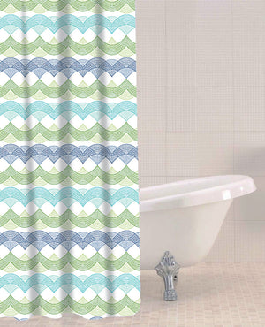 Sabichi Waves peva Shower Curtain- 179623 - Homely Nigeria