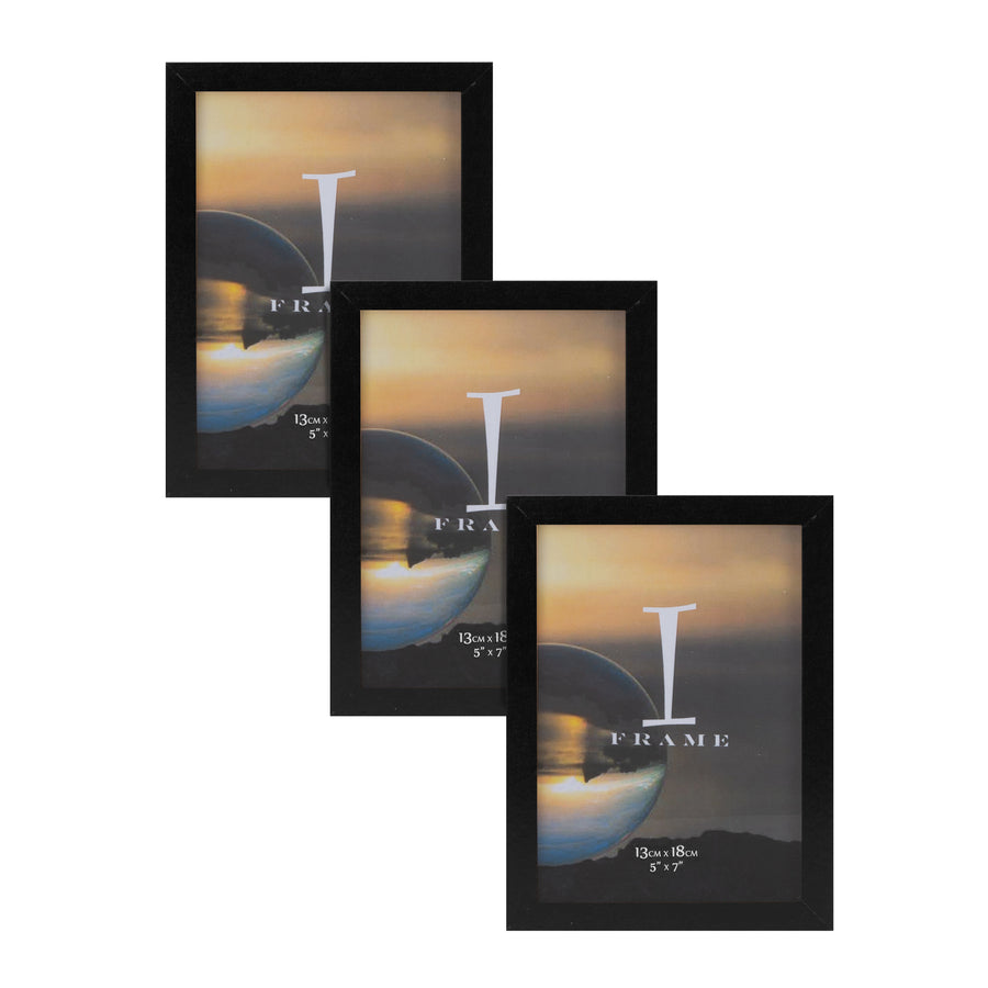 Hometime iFrame Set of 3 Photo Frames 5" x 7"