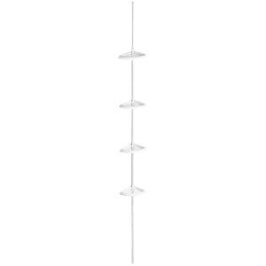PREMIER 4 TIER COMPACT CORNER SHELF STORAGE UNIT