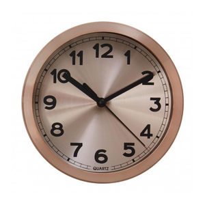 PREMIER 15CM DIA ELKO ALUMINIUM WALL CLOCK
