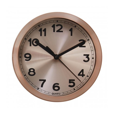 PREMIER 15CM DIA ELKO ALUMINIUM WALL CLOCK