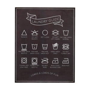 PREMIER LAUNDRY GUIDE WALL PLAQUE 20 X 25CM - 2800763