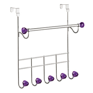 Premier Chrome 5 Hook Over Door Hanger - Homely Nigeria - 2