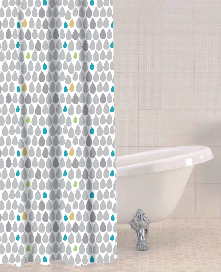 Sabichi Rain Drops Peva Shower Curtain- 180346 - Homely Nigeria